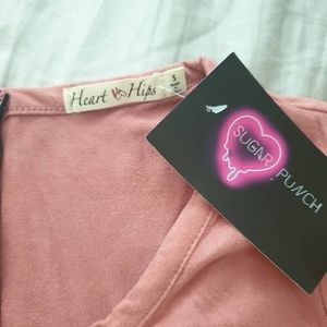 Dusty Rose Sugar Punch bodycon dress